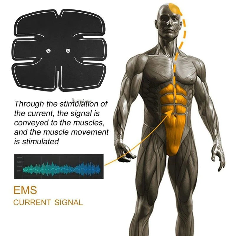 Sports Entertainment Vibration Belt Machine Ab Trainer EMS Abdominal Muscle Stimulator Toner Fitness Training Gear Home Gym Belt