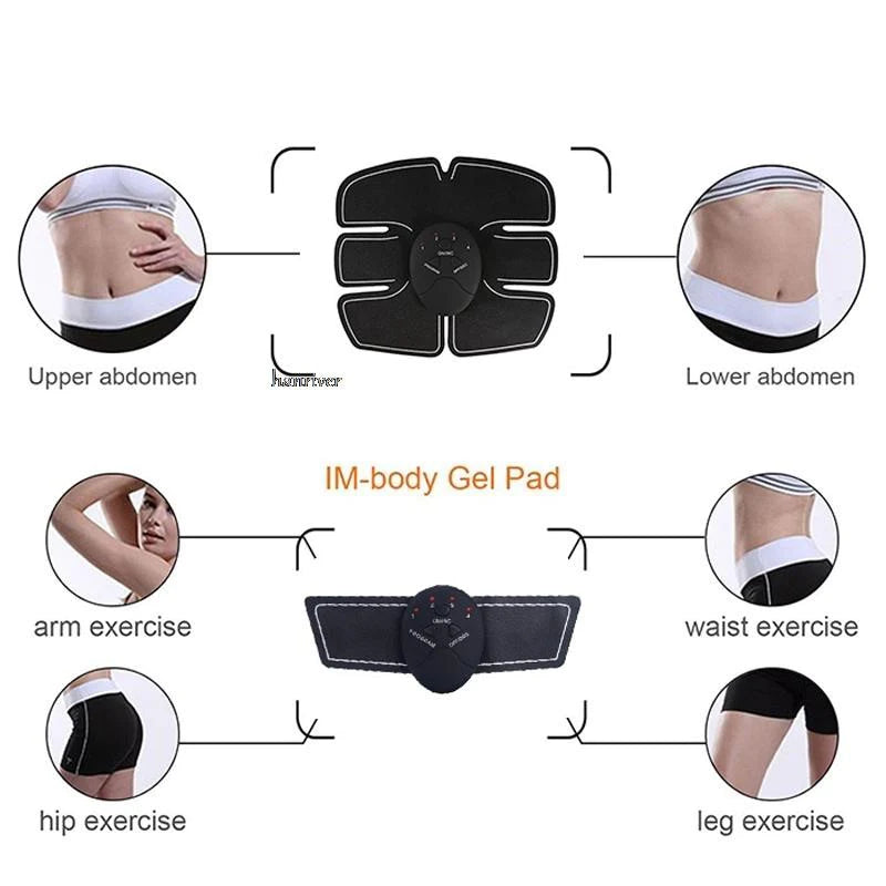 Sports Entertainment Vibration Belt Machine Ab Trainer EMS Abdominal Muscle Stimulator Toner Fitness Training Gear Home Gym Belt