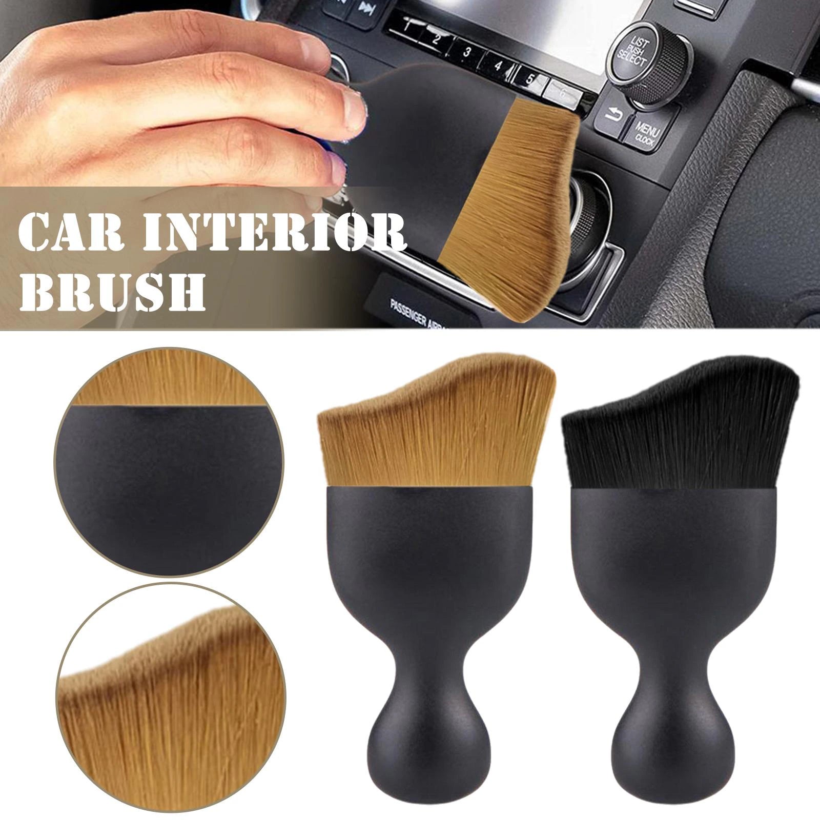 Revitalize Your Ride: Premium Car Interior Cleaning Brush for a Pristine Driving Experience!