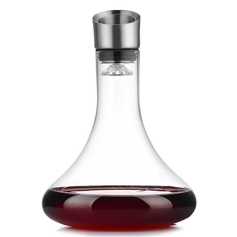 Mountains in Your Glass: Elevate Your Wine Experience with Our High Grade Guanshan Style Decanter'