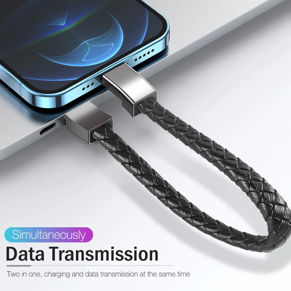 ZenCharge: Tranquil Bracelet USB Cable for Swift Charging - Compatible with iPhone, Samsung, & More