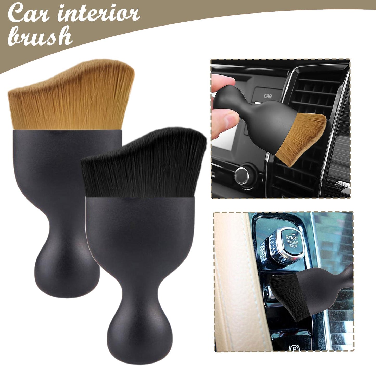 Revitalize Your Ride: Premium Car Interior Cleaning Brush for a Pristine Driving Experience!