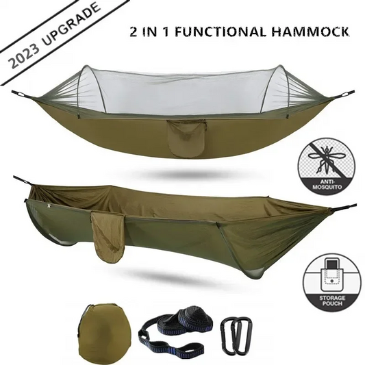 Introducing the Ultimate Camping Companion: The 2024 Camping Hammock with Mosquito Net