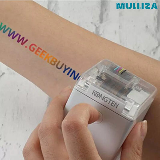 Mini Handheld Bluetooth Mobile Color Printer: Portable and Wireless Inkjet Printer for Tattoos, Logos, and More