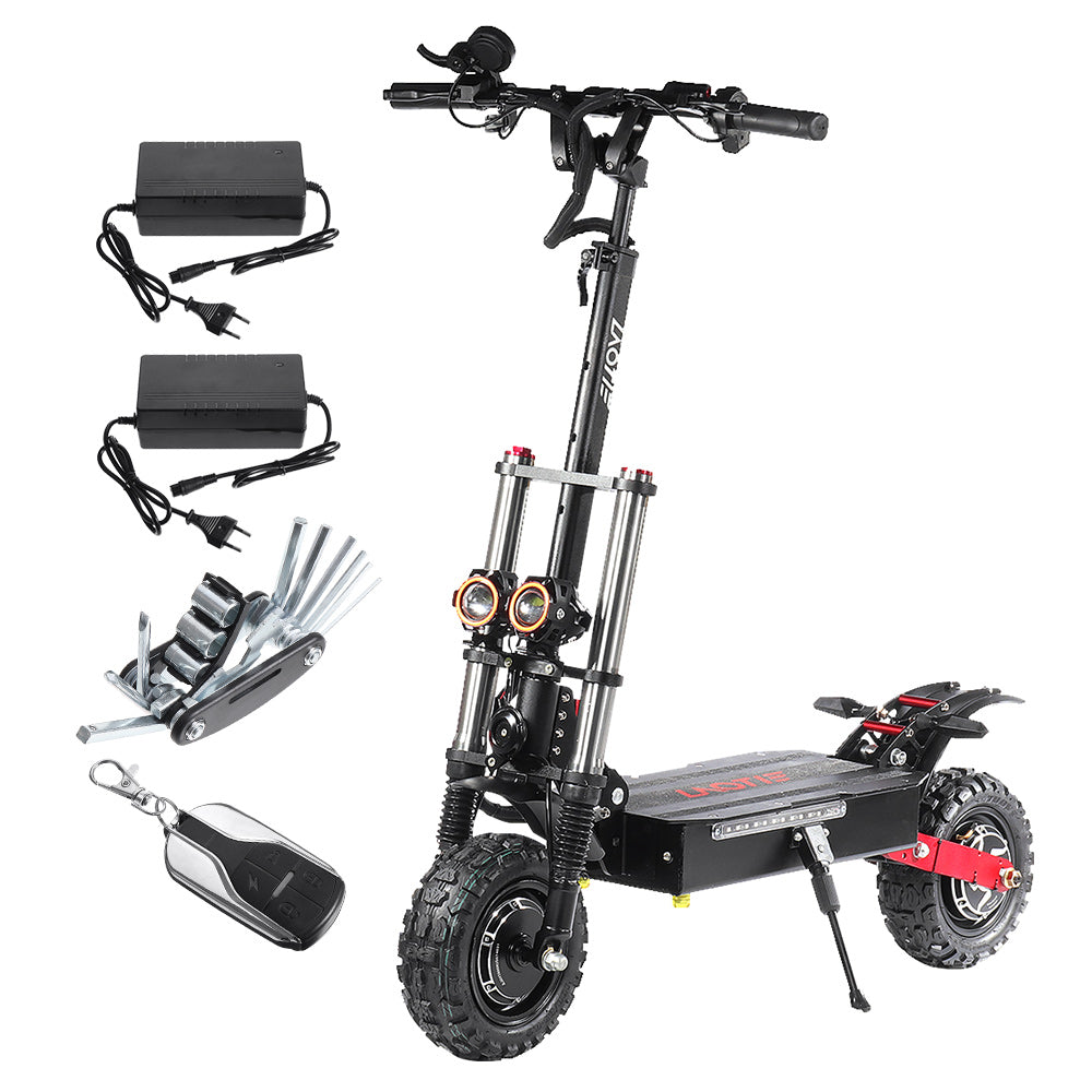 Ti30 Landbreaker 60V 38.4Ah 21700 Battery 5600W Dual Motor Foldable Electric Scooter 140Km Mileage 200Kg Max Load US Plug