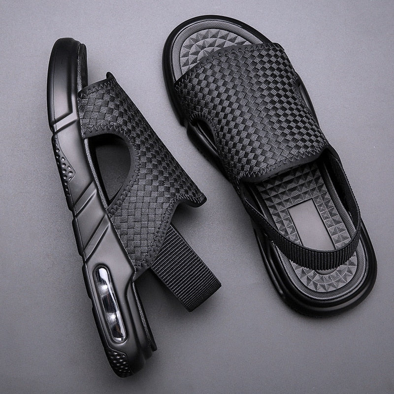 Men's Sandals 2023 Summer Leisure Sports Beach Wear New Fashion Breathable Outdoor Personality Sandals or Slippers