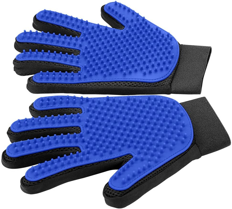 FurBuster Gentle Touch Pet Grooming Glove: Efficient Hair Remover for Happy Pets