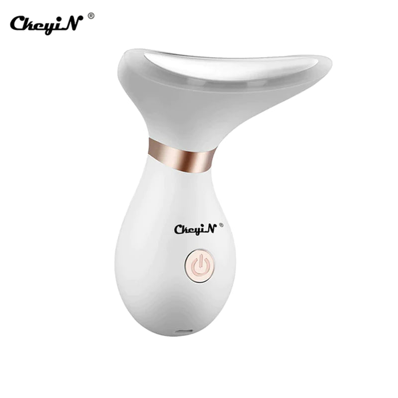 V Shaped Facial Lifting Device Red Light Therapy Face Slimming Tightening Machine EMS Neck Massager Remove Double Chin